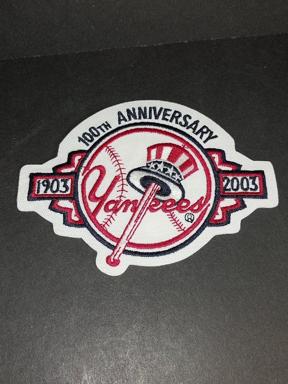 New York Yankees 100th Anniversary Embroidered Patch